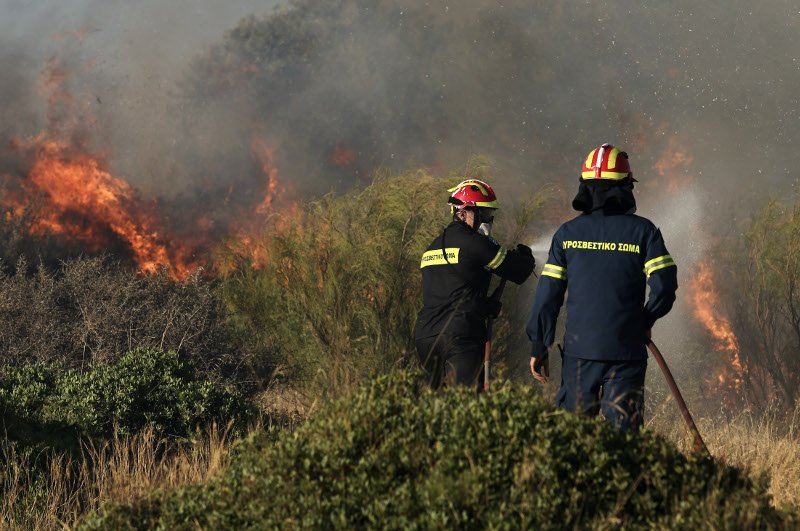 Σαρωνίδα: Εφτασε στην παραλία η μεγάλη φωτιά -Απειλούνται σπίτια [αποκλειστικές εικόνες & βίντεο] | iefimerida.gr 7