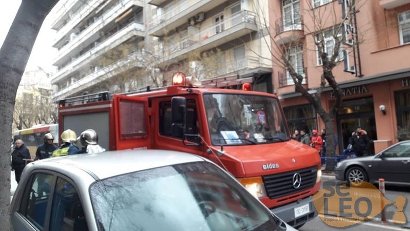 Δύναμη της πυροσβεστικής έσπευσε στο σημείο / Φωτογραφία: seleo.gr