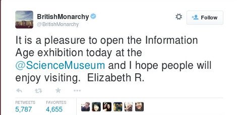 Η βασίλισσα Ελισάβετ τουιτάρει για πρώτη φορά: Τι έγραψε και έγινε πανζουρλισμός από retweets [εικόνες] | iefimerida.gr 0