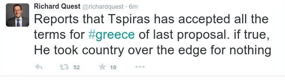 Ρίτσαρντ Κουέστ (CNN): Ο Τσίπρας έφτασε την Ελλάδα στο χείλος για το τίποτα | iefimerida.gr 0