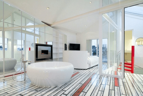 Πώς ένα ρετρό σπίτι μετατράπηκε στην πιο ντιζαϊνάτη κατοικία της Γης: Εντονα χρώματα, καταπακτές και απίθανες σκάλες [εικόνες] | iefimerida.gr 5