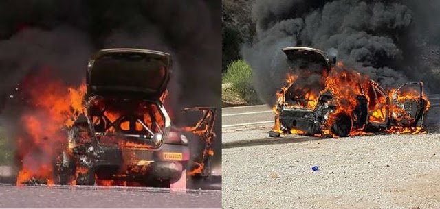 Seajets Ράλι Ακρόπολις: Στις φλόγες τυλίχτηκε αγωνιστικό αυτοκίνητο [εικόνες&βίντεο] | iefimerida.gr 1