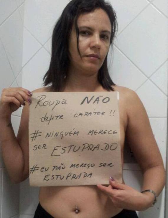 Οι Βραζιλιάνες βγήκαν από τα ρούχα τους για να φωνάξουν «Δεν αξίζω να με βιάσουν» [εικόνες] | iefimerida.gr 0