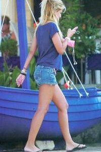 Tο τζιν σορτσάκι της αδέσμευτης Έλενας Ράπτη [εικόνες] | iefimerida.gr 1