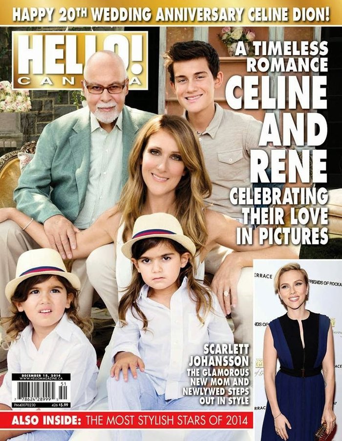 Σελίν Ντιόν -Ρενέ Ανζελίλ: Η τελευταία τους φωτογραφία [εικόνες]  | iefimerida.gr 1