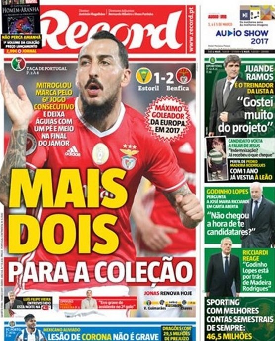 Πρώτο θέμα στην Πορτογαλία ο Μήτρογλου - «Ενας Ελληνας αρκεί» [εικόνες] | iefimerida.gr 2