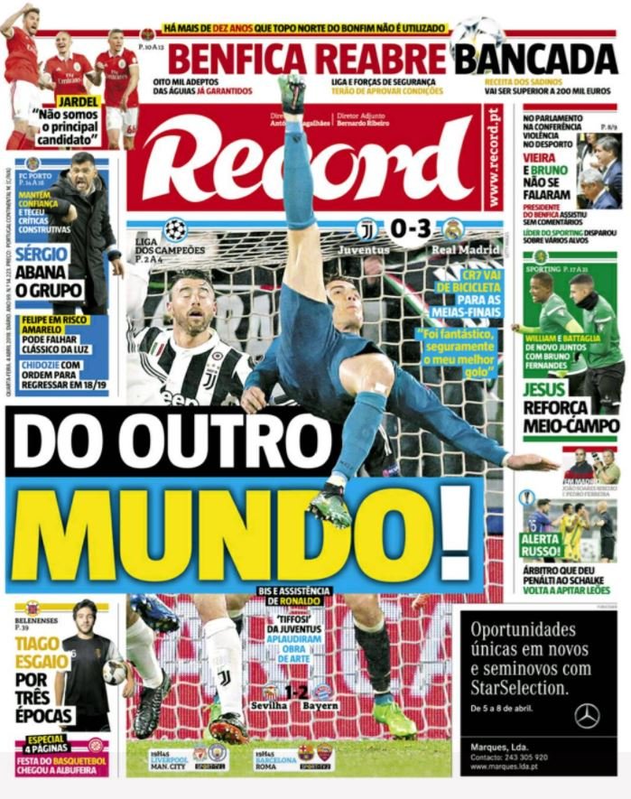 Ο διεθνής Τύπος «παραμιλάει» με το απίστευτο γκολ του Κριστιάνο Ρονάλντο [εικόνες]  | iefimerida.gr 6