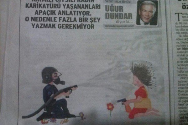 Τουρκία: Πώς τιμώρησαν τον αστυνομικό που ψέκασε τη «Γυναίκα με τα κόκκινα» [εικόνες] | iefimerida.gr 3