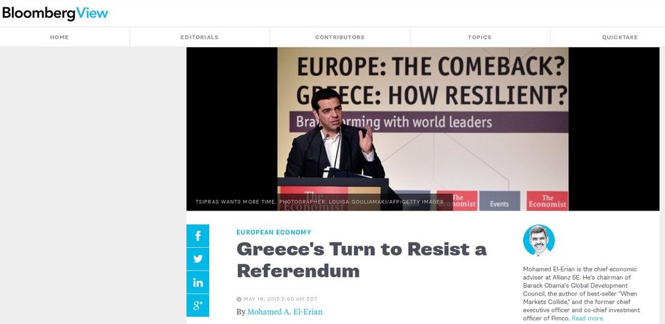 Ελ Εριάν: Γιατί οι Ευρωπαίοι θέλουν δημοψήφισμα στην Ελλάδα | iefimerida.gr 0