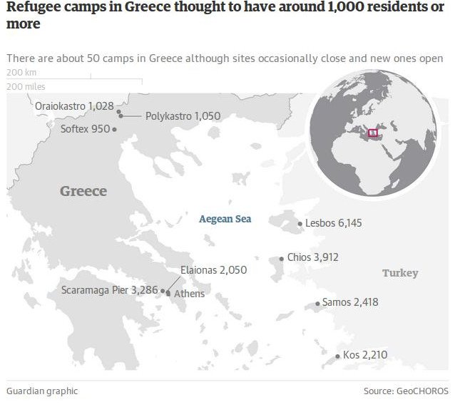 Guardian: Ελληνική κυβέρνηση, Υπατη Αρμοστεία και ΕΕ έχουν εγκαταλείψει χιλιάδες πρόσφυγες στην παγωνιά | iefimerida.gr 1