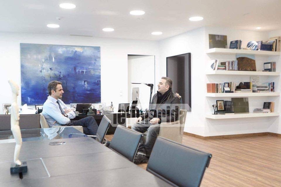 Συνάντηση-έκπληξη Μητσοτάκη-Αντώνη Ρέμου στα γραφεία της ΝΔ [αποκλειστική εικόνα] | iefimerida.gr 0