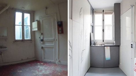 Το πιο μικροσκοπικό διαμέρισμα του Παρισιού: Πώς ένα δωμάτιο υπηρεσίας μεταμορφώθηκε σε σύγχρονο studio [εικόνες&βίντεο] | iefimerida.gr 1