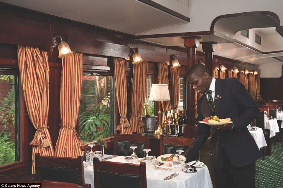 Ασυνήθιστο σαφάρι: Με βραδινό φόρεμα και ρετρό ατμόσφαιρα με πολυτελές τρένο [εικόνες] | iefimerida.gr 0