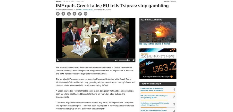 Σκόνταψαν στο χρέος - Σκηνικό ρήξης από το ΔΝΤ, έφυγε από τις Βρυξέλλες | iefimerida.gr 0