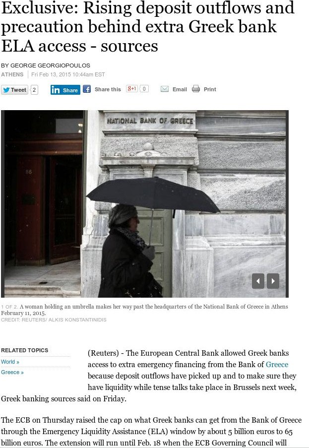 Reuters: Γιατί αυξήθηκε το ΕLA προς τις ελληνικές τράπεζες – Ολο το παρασκήνιο [εικόνα] | iefimerida.gr 0