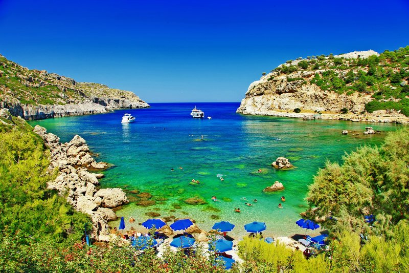Παραλία στη Ρόδο