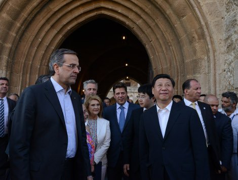 Χαλαρή βόλτα Σαμαρά -Τζινγπίνγκ στο κάστρο των Ιπποτών και μετά... μπίζνες: Τι συζήτησαν στη Ρόδο [εικόνες] | iefimerida.gr 2