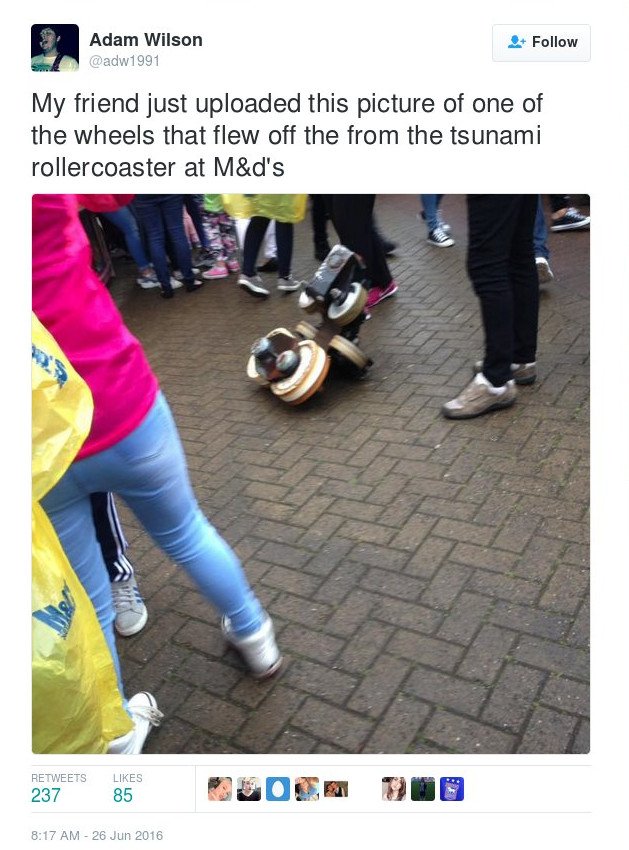 Σκωτία: Εκτροχιάστηκε τρενάκι του τρόμου σε λούνα παρκ –11 τραυματίες [εικόνες & βίντεο] | iefimerida.gr 2