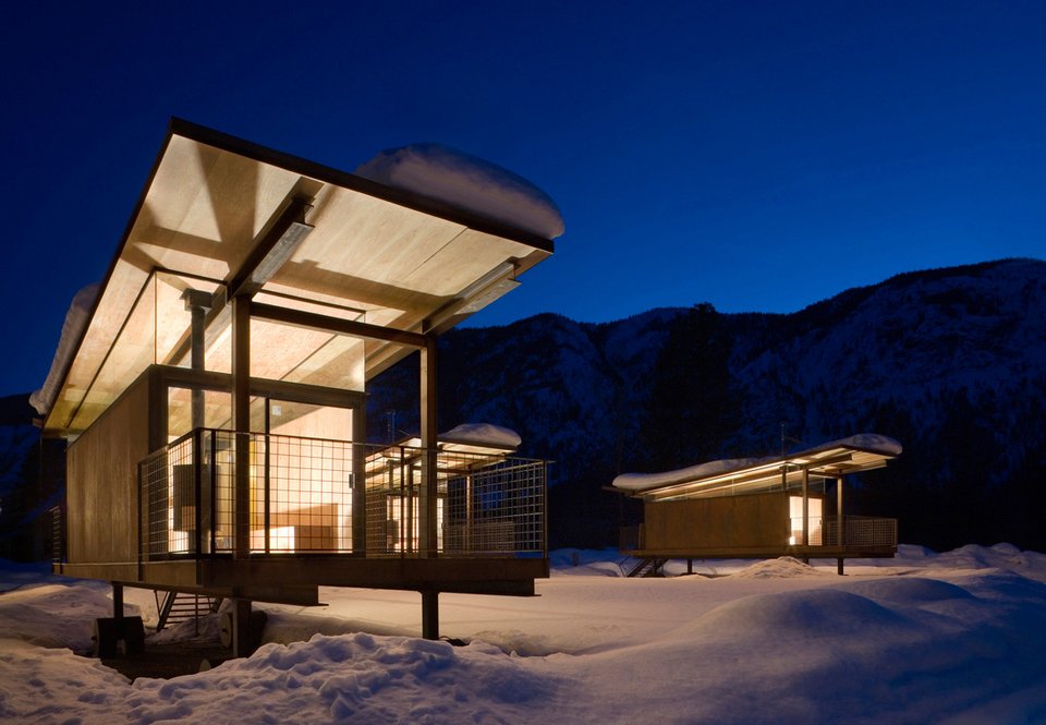 Η χειμωνιάτικη άποψη του κάμπινγκ-Απίστευτες φωτογραφίες από το Rolling Huts [εικόνες] | iefimerida.gr 2