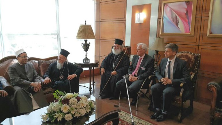 Στο Κάιρο ο Οικουμενικός Πατριάρχης -Για τη Διεθνή Διάσκεψη για την Ειρήνη [εικόνες] | iefimerida.gr 1