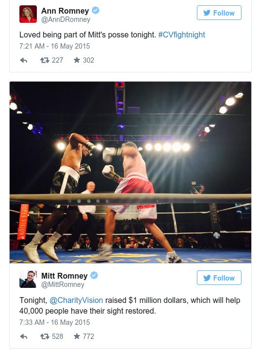 Ενας πολιτικός στο ρινγκ: Ο Μιτ Ρόμνεϊ έπαιξε μποξ για φιλανθρωπικό σκοπό [εικόνες & βίντεο] | iefimerida.gr 1