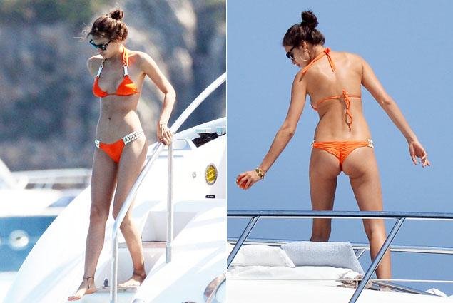 H Iρίνα Σάικ με λαχανί μαγιό ψαρεύει στην Κρήτη [εικόνες] | iefimerida.gr 2