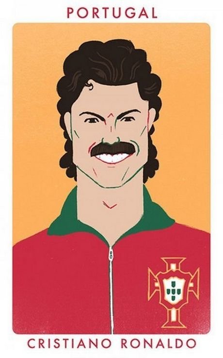 Πώς θα ήταν ο Μέσι και ο Κριστιάνο Ρονάλντο τη δεκαετία του '70 [εικόνες] | iefimerida.gr 1