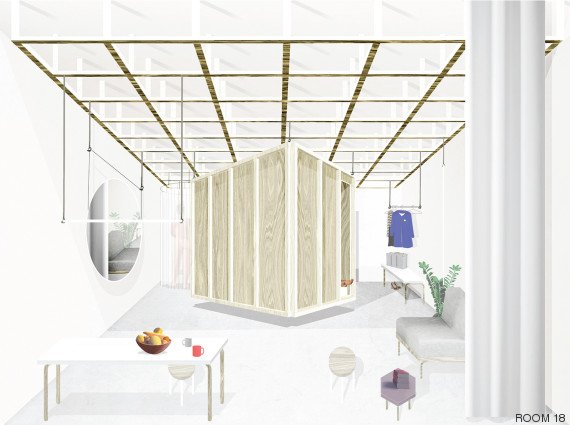 Ιδανικά δωμάτια ξενοδοχείων στο Μπενάκη -Σαν διάδρομοι, με γρασίδι και κρεμαστά έπιπλα [εικόνες]  | iefimerida.gr 1