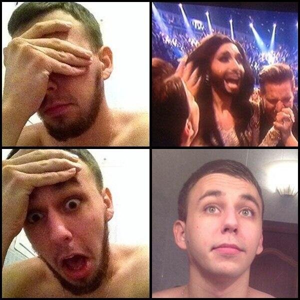 Οι Ρώσοι αντιδρούν στη νίκη της Conchita στη Eurovision και ξυρίζουν τις γενειάδες τους [εικόνες] | iefimerida.gr 2