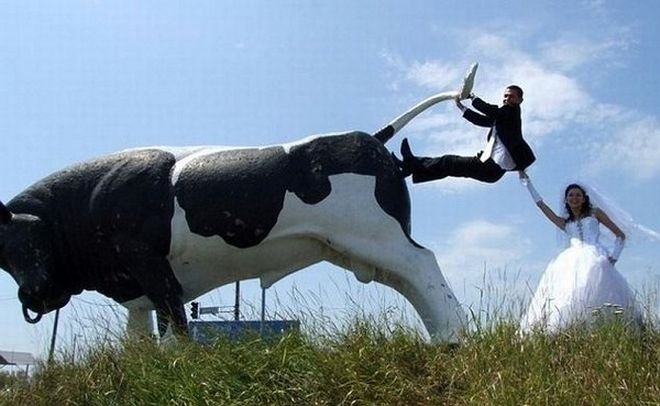 Ξεπέρασαν κάθε όριο του κιτς οι Ρώσοι -Απίστευτα γελοίες φωτογραφίες γάμου [εικόνες] | iefimerida.gr 4