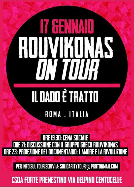 Ρουβίκωνας... on tour: Εξάγει «επανάσταση» στην Ιταλία [εικόνα] | iefimerida.gr 0