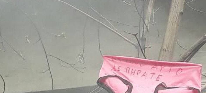 Αγρότες κρέμασαν γυναικείο εσώρουχο στα γραφεία του ΣΥΡΙΖΑ: «Μόνο αυτό δε μας πήρατε»[εικόνα] | iefimerida.gr 2