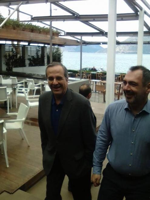 Χαλαρή στάση στην Πάτρα για τον Σαμαρά -Λίγο πριν την εκδήλωση της ΝΔ στην Πρέβεζα [εικόνες] | iefimerida.gr 2