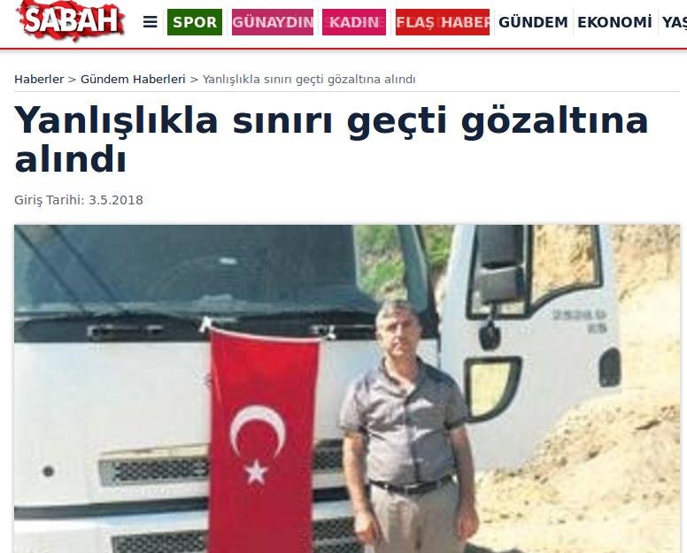 Εκπληξη και ειρωνείες από τα τουρκικά ΜΜΕ για τη σύλληψη του Τούρκου στον Eβρο | iefimerida.gr 0