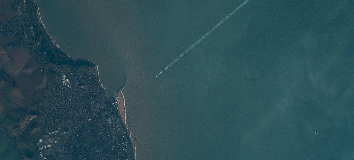 Η Σαντορίνη από το διάστημα