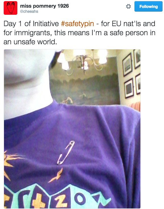 SafetyPin -Οι Βρετανοί φοβούνται και κυκλοφορούν με παραμάνες μετά το Brexit [εικόνες] | iefimerida.gr 0