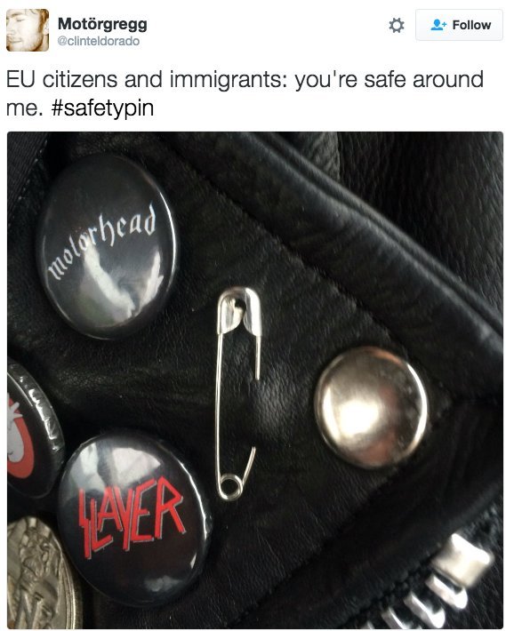 SafetyPin -Οι Βρετανοί φοβούνται και κυκλοφορούν με παραμάνες μετά το Brexit [εικόνες] | iefimerida.gr 4