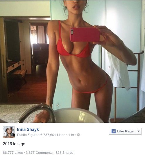 Η Ιρίνα Σάικ καλωσόρισε το 2016 - Ξετρέλανε τους άντρες στο instagram [εικόνα] | iefimerida.gr 0