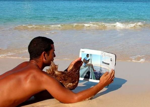 Βγήκε στη στεριά ο εξερευνητής με την κότα Μονίκ [εικόνες] | iefimerida.gr 2