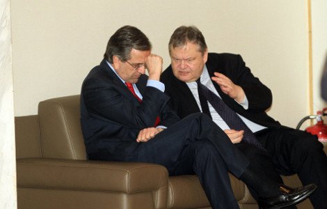 Ο Βενιζέλος υψώνει το δάχτυλο στον Σαμαρά -Κατ' ιδίαν συζήτηση στο Κάραβελ [εικόνες] | iefimerida.gr 2