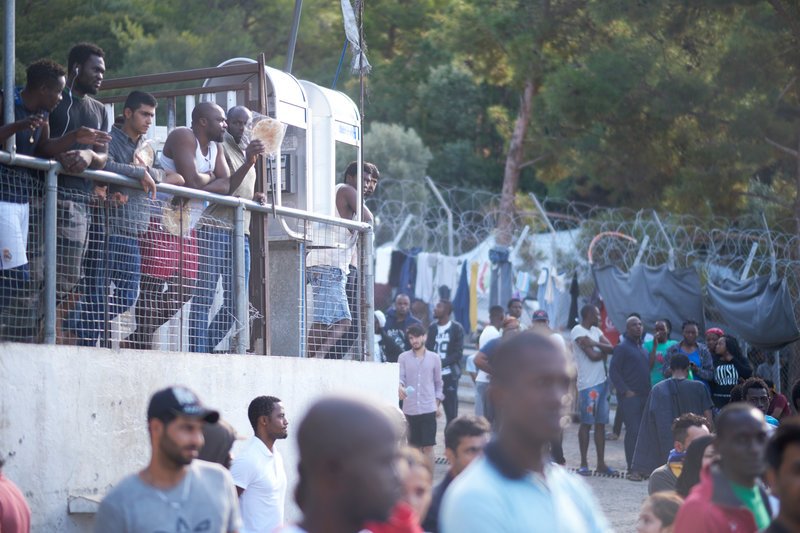 Καταυλισμός προσφύγων στη Σάμο