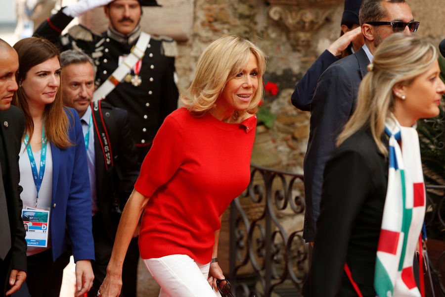 Μπριζίτ Μακρόν, η πιο αδύνατη σύζυγος ξένου ηγέτη, στην Σικελία [εικόνες] | iefimerida.gr 5