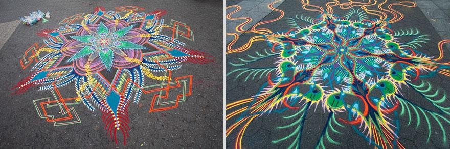 Εντυπωσιακούς πίνακες από πολύχρωμη άμμο δημιουργεί Αμερικανός καλλιτέχνης [εικόνες] | iefimerida.gr 0