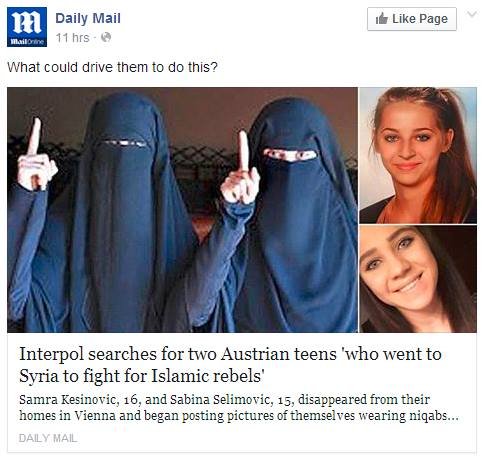 Παντρεμένες, έγκυες και εγκλωβισμένες στη Συρία οι δυο ανήλικες που το έσκασαν από το σπίτι τους για να μπουν στους τζιχαντιστές [εικόνες] | iefimerida.gr 8