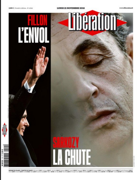 Το πρωτοσέλιδο της «Liberation» με τον Σαρκοζί σαν «νεκρό», μετά την ήττα του [εικόνα] | iefimerida.gr 0