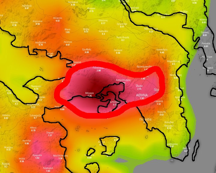 Oι περιοχές που ενδέχεται να πληγούν από ισχυρότερα φαινόμενα