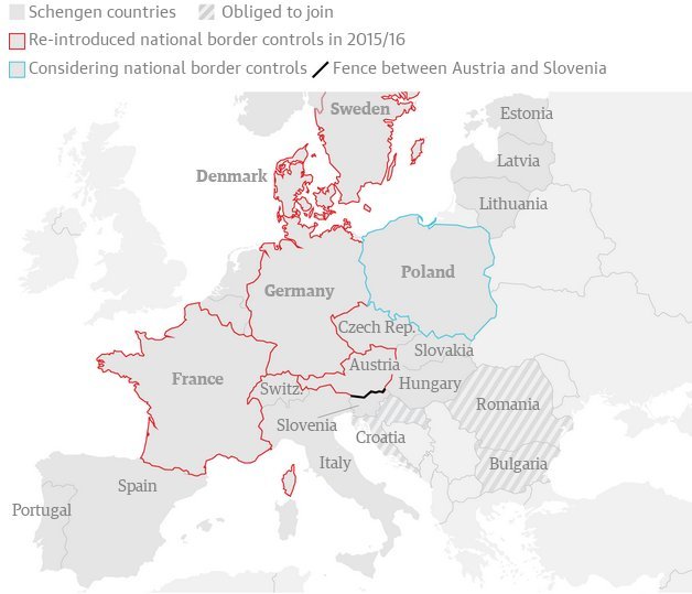 Στα πρόθυρα της διάλυσης η Σένγκεν: Προς παράταση των συνοριακών ελέγχων για 2 χρόνια [εικόνα]  | iefimerida.gr 0