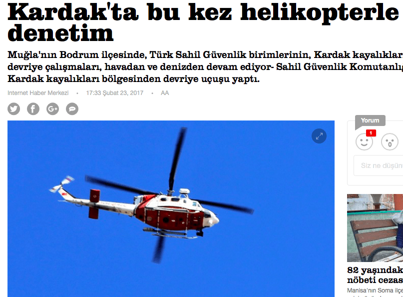 Θρίλερ με τουρκικό ελικόπτερο στα Ιμια [εικόνες&βίντεο] | iefimerida.gr 1