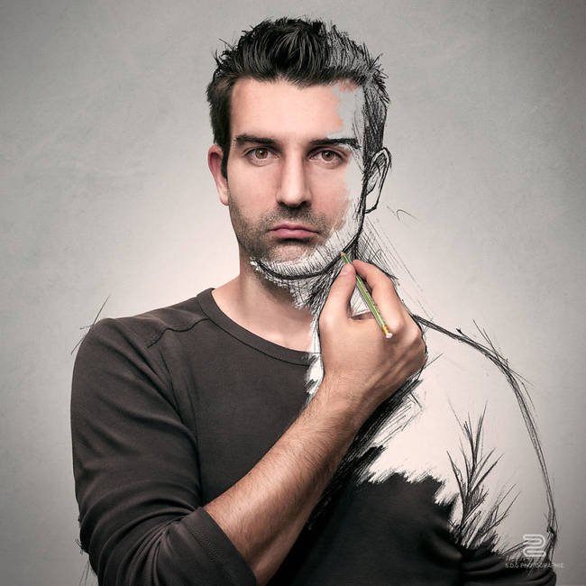 Πάντρεμα που μαγεύει: Καλλιτέχνης συνδυάζει την φωτογραφία με το σχέδιο [εικόνες] | iefimerida.gr 0