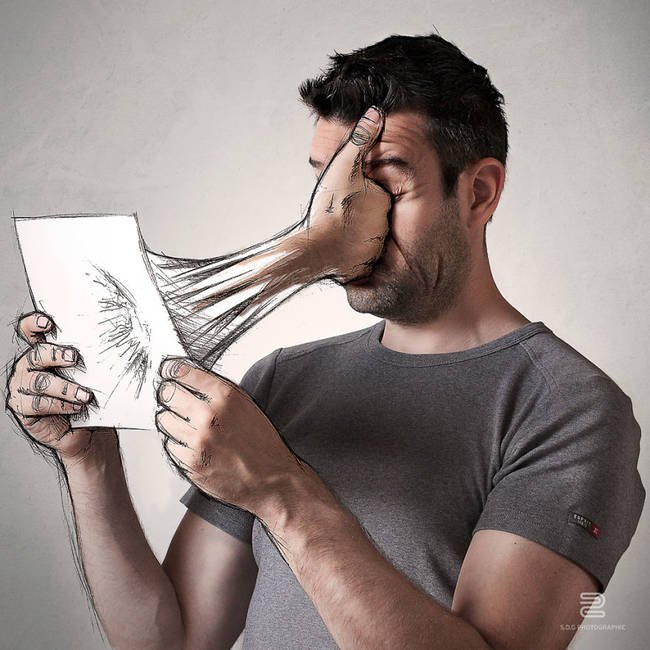 Πάντρεμα που μαγεύει: Καλλιτέχνης συνδυάζει την φωτογραφία με το σχέδιο [εικόνες] | iefimerida.gr 2